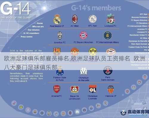 欧洲足球俱乐部雇员排名,欧洲足球队员工资排名  欧洲八大豪门足球俱乐部